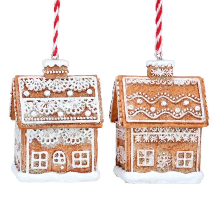 Gisela Graham Gingerbread 'Lace Iced' 3D House